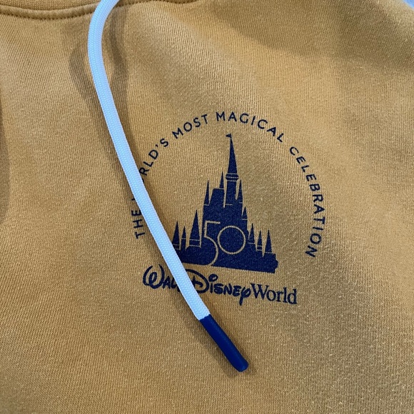 Disney World 50th Celebration Yellow Hoodie - Picture 2 of 5